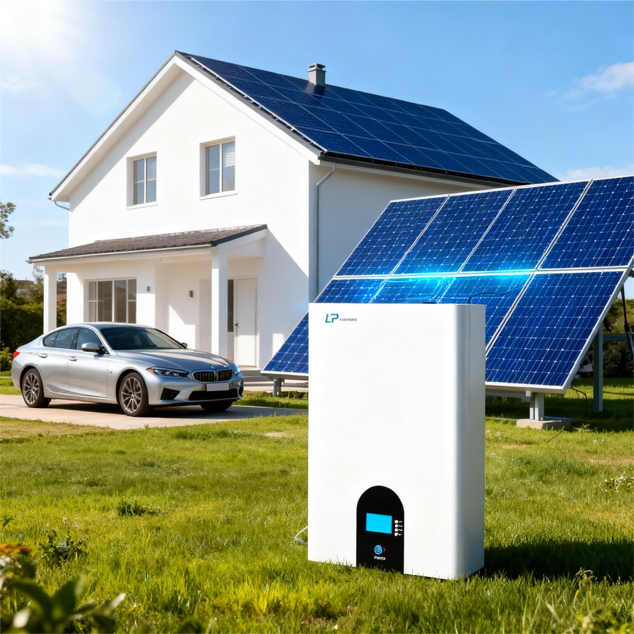 5kWh and 10kWh wall-mounted power lithium-ion battery - view 2