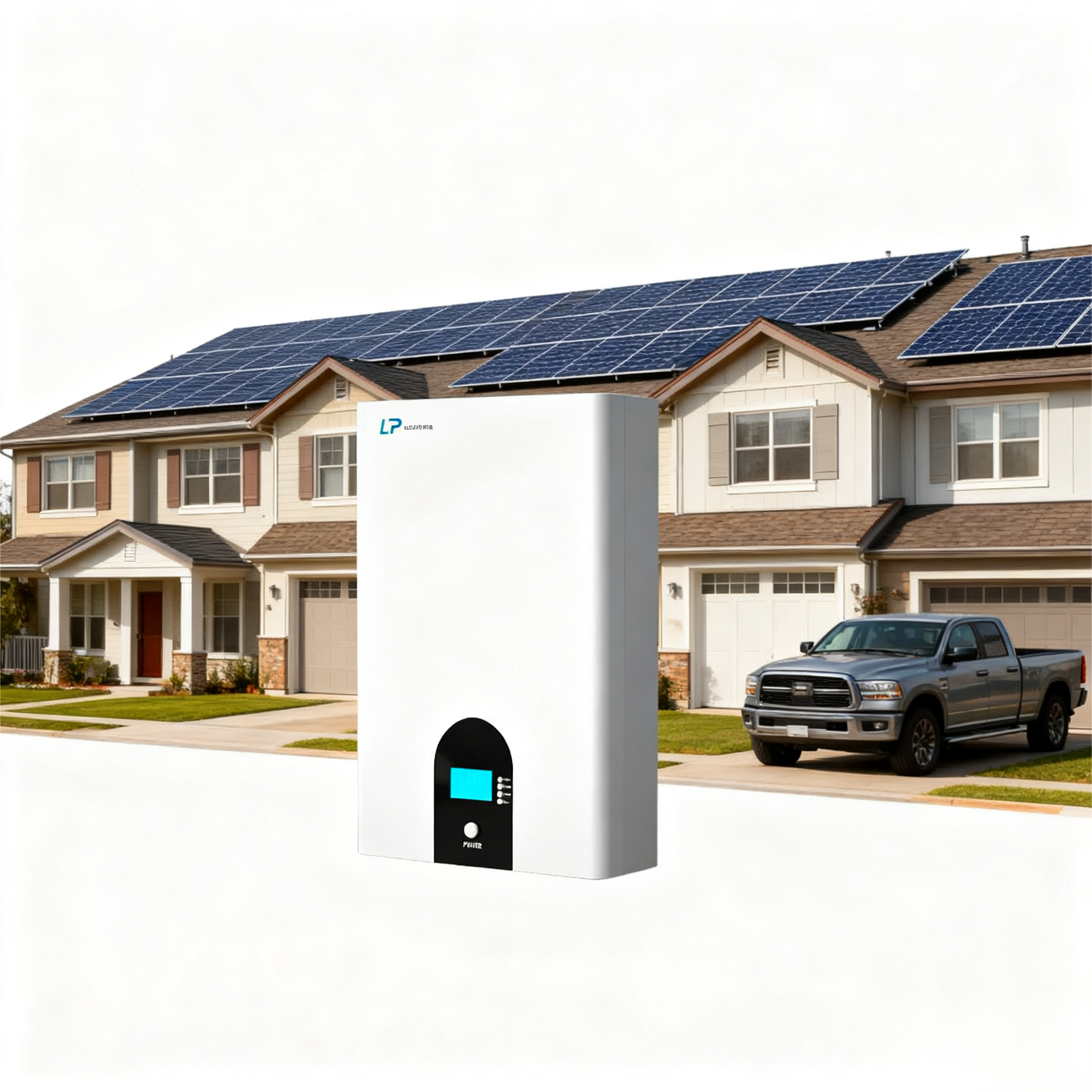 5kWh and 10kWh wall-mounted power lithium-ion battery - view 3