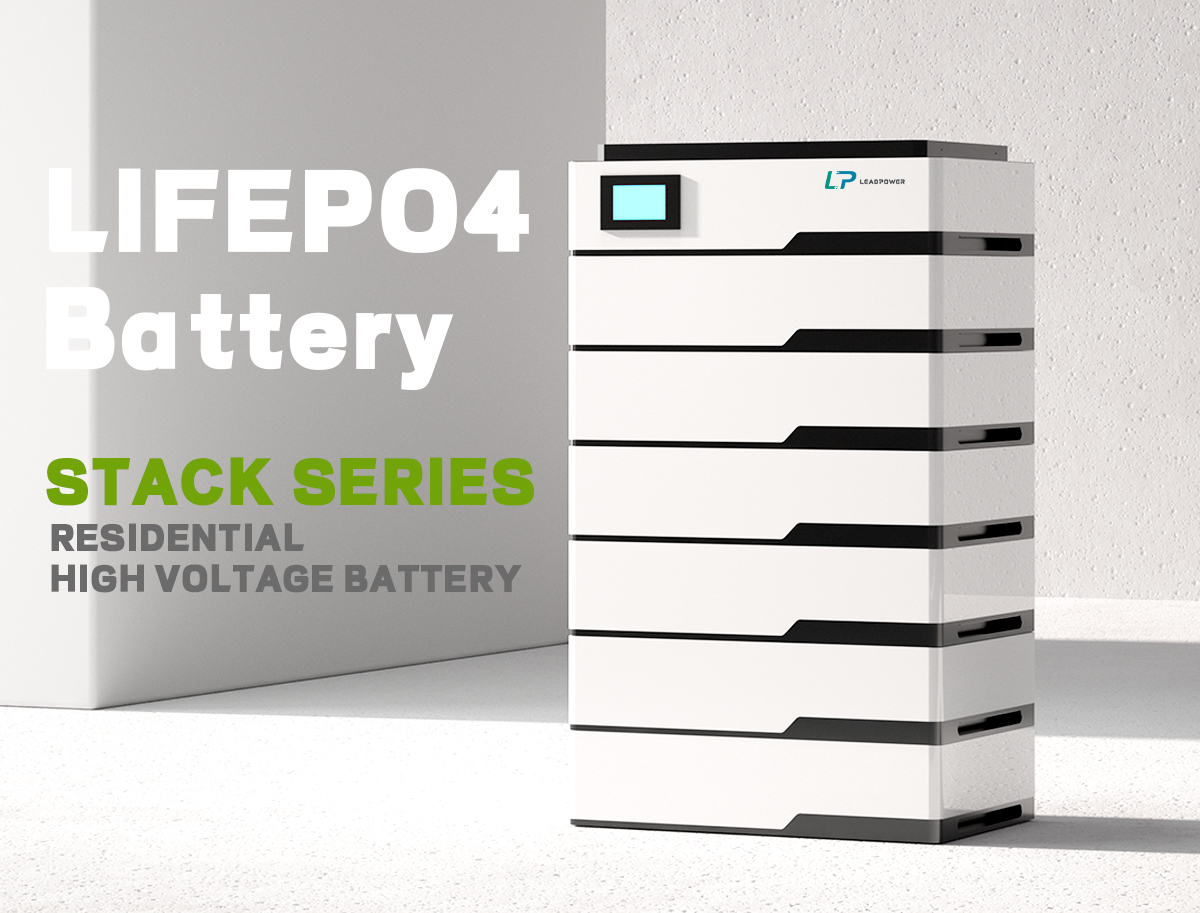 High voltage stacked battery system